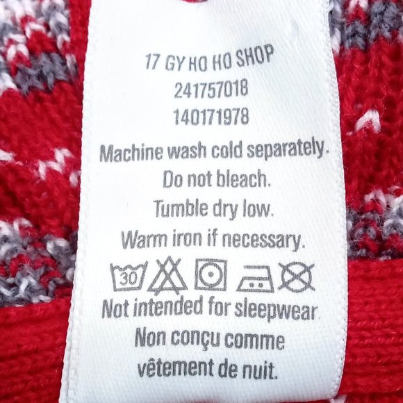 Gymboree Colourful Fair Isle Knit Cardigan Sweater With Hood 12-18M - Picture 4 of 4